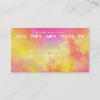 carte de visite coloré de cercles