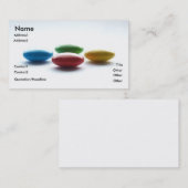 Carte de visite coloré de sucettes (Devant / Derrière)