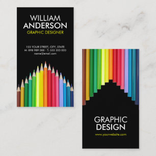 Carte de visite coloré d'illustrateur d'artiste d