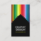 Carte de visite coloré d'illustrateur d'artiste de (Dos)