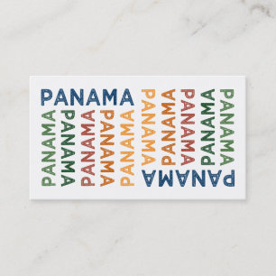 Carte De Visite Coloré mignon du Panama