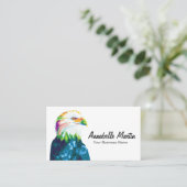 Carte de visite coloré Pop Art Eagle (Debout devant)