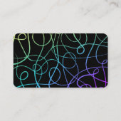 Carte De Visite Coloré tourbillonnant (Dos)