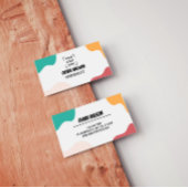 Carte De Visite Colorful Freestyle Art Psychologist