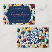 Carte De Visite Colorful pastry studio (Devant / Derrière)