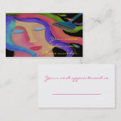 Carte de visite coloriste des cheveux (Devant / Derrière)