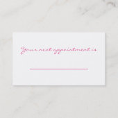 Carte de visite coloriste des cheveux (Dos)