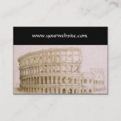 Carte De Visite COLOSSEUM /Architecture antique, Architecte Pearl (Dos)