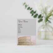 Carte De Visite COLOSSEUM /Architecture antique, Gris architectura (Debout devant)