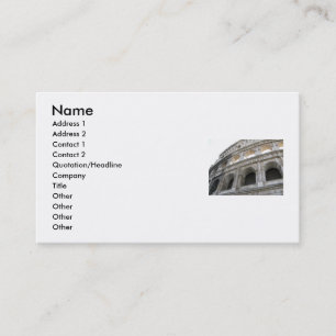 Carte De Visite Colosseum romain Colosseum