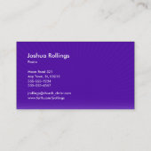 Carte De Visite Colossians 3 ; crucifix pipe% chrétien de 23 % (Dos)