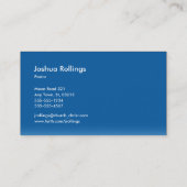 Carte De Visite Colossiens 3 ; 23 | Bleu (Dos)