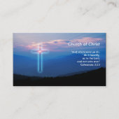 Carte De Visite Colossiens 3 ; 23 | Inspiration chrétienne (Devant)