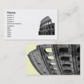 Carte de visite Colossuem (Devant / Derrière)