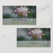 Carte De Visite Columbine | Akelei (Devant / Derrière)