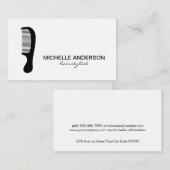 Carte De Visite Comb (Devant / Derrière)