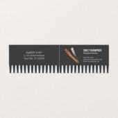 Carte De Visite Comb et Razor (Extérieur déplié)