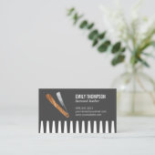Carte De Visite Comb et Razor (Debout devant)