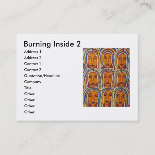 Carte De Visite Combustion à l'intérieur de 2 (Devant)