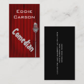 Carte De Visite Comédien Entertainment Comedy Club Théâtre (Devant / Derrière)