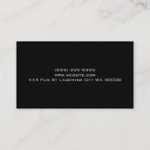 Carte De Visite Comédien Entertainment Comedy Club Théâtre (Dos)