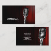 Carte De Visite Comédien Interprète Comédie Théâtre (Devant / Derrière)