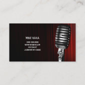 Carte De Visite Comédien Interprète Comédie Théâtre (Dos)