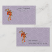 Carte De Visite Comédien professionnel - farceur de cour (Devant / Derrière)