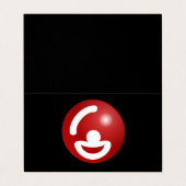 Carte De Visite Comedy Funny Entertainer Logo Modèle (Extérieur déplié)