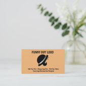 Carte De Visite Comedy Logos Clown (Debout devant)