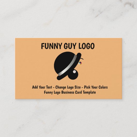 Carte De Visite Comedy Logos Clown (Devant)