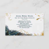 Carte De Visite *~* Comet Sacré Geometry Moon Parties scintillant (Dos)