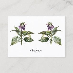 Carte de visite Comfrey Aquarelle Sérène, personna