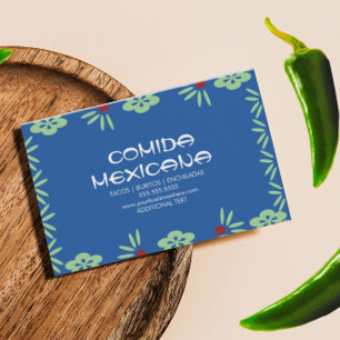 Carte De Visite Comida Mexicana Food Truck Papado Picado