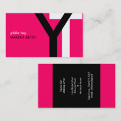 CARTE DE VISITE COMMANDE PERSONNALISÉE - YILDIZ TOUR (Devant / Derrière)