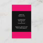 CARTE DE VISITE COMMANDE PERSONNALISÉE - YILDIZ TOUR (Dos)