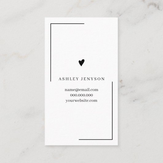 Carte De Visite Commande simple de révision en noir et blanc merci (Dos)
