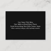 Carte De Visite Comme précédemment tellement ci-dessous (Dos)