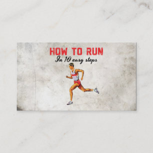 Carte De Visite Comment courir