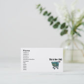 Carte De Visite Comment faire pour lancer le panier (Debout devant)