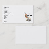 Carte De Visite Comment je roule (aspirateur) (Devant / Derrière)