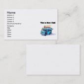 Carte De Visite Comment je roule (Camion à glace) (Devant / Derrière)