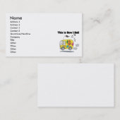 Carte De Visite Comment je roule (Hippie Van) (Devant / Derrière)