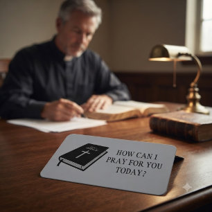 Carte De Visite Comment puis-je prier pour vous Église Pasteur Gra