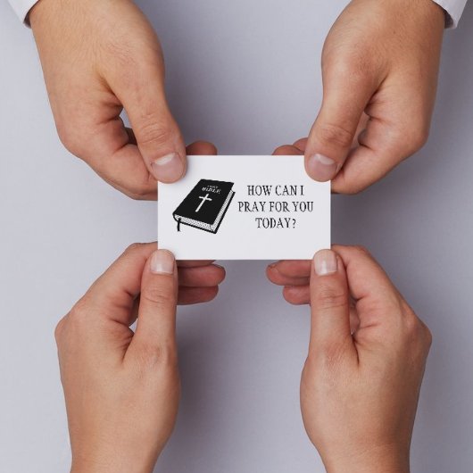 Carte De Visite Comment Puis-Je Prier Pour Vous, Pasteur De L'Égli