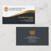 Carte De Visite Commerçant luminescent élégant simple de forex de (Devant / Derrière)