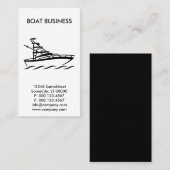 Carte De Visite commerce de bateaux sur mesure (Devant / Derrière)