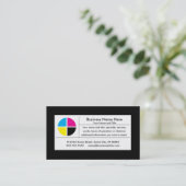 Carte De Visite commerce de cmyk (Debout devant)