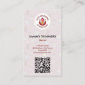 Carte De Visite Commerce de crème glacée | Saveurs délicieuses de  (Devant)