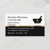 Carte De Visite Commerce de détail classique ou pharmacie en ligne (Devant)